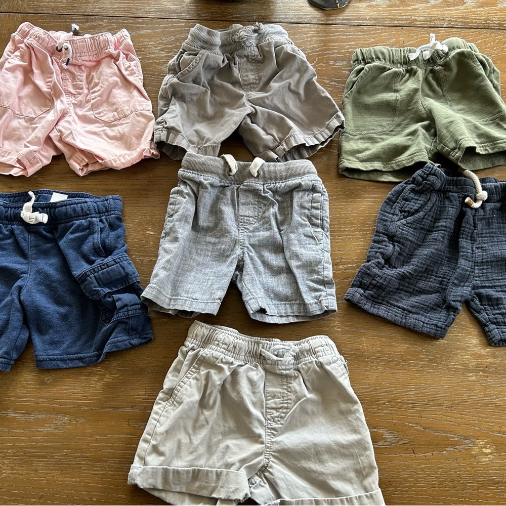Kids' Assorted Color Shorts Set